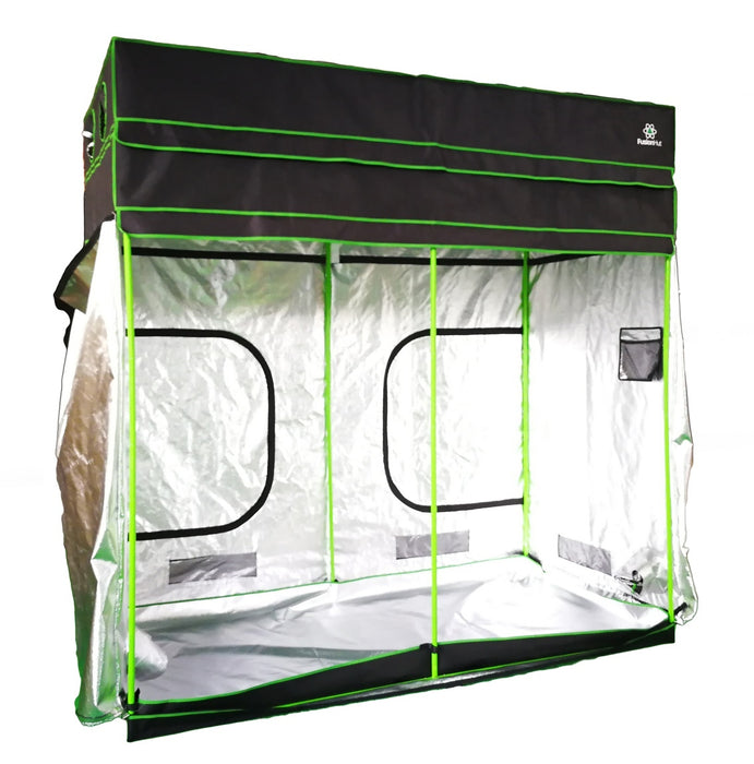 10' x 5' x 7' to 8' Fusion Hut 1680D Height Adjustable Grow Tent