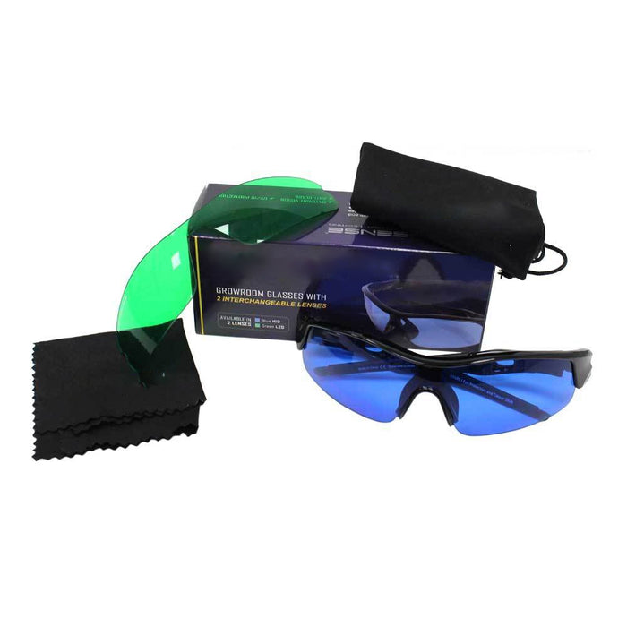 DUAL LENS LED/HID Grow Room Safety Glasses